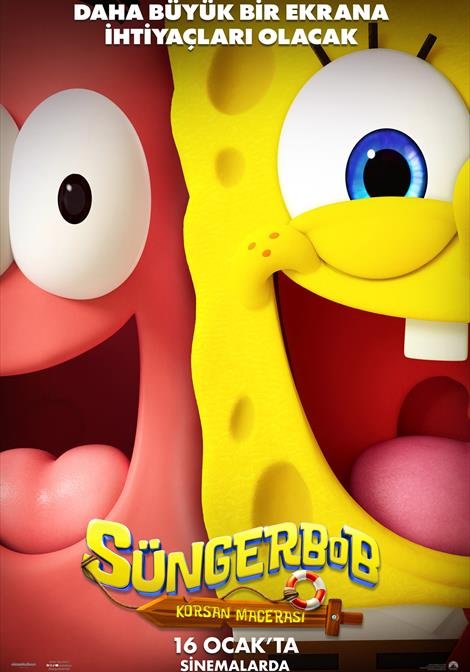 SüngerBob: Korsan Macerası film afişi – Smart IPTV Türkiye 2026 film seçkisi