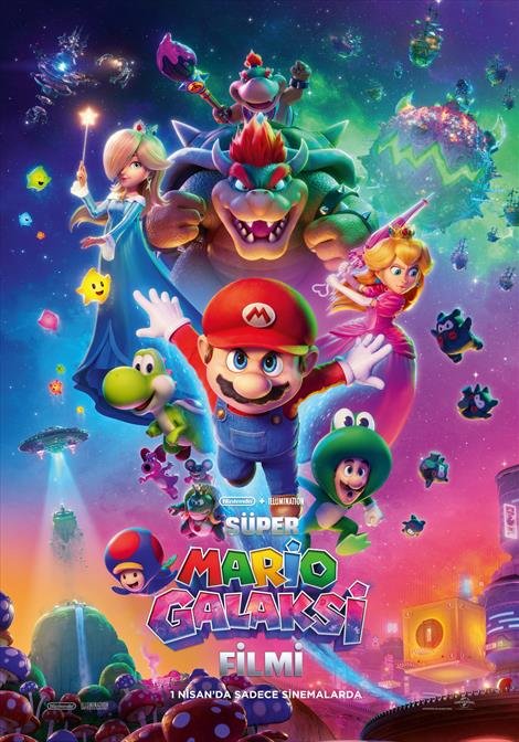 Süper Mario Galaksi Filmi film afişi – Smart IPTV Türkiye 2026 film seçkisi