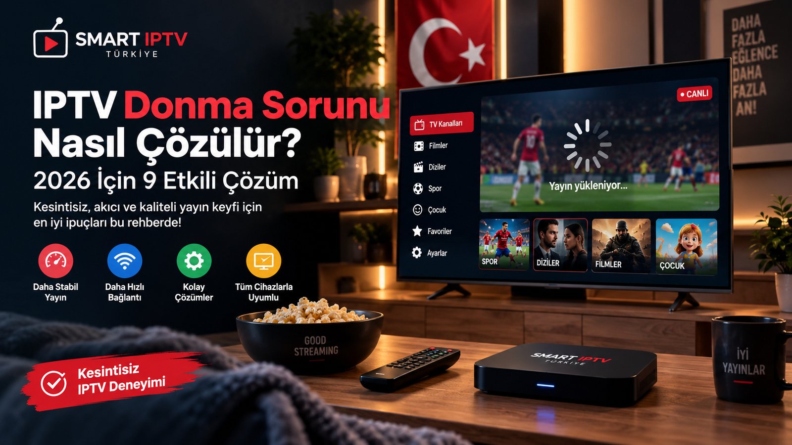 IPTV donma sorunu çözümü ve kesintisiz yayın rehberi 2026
